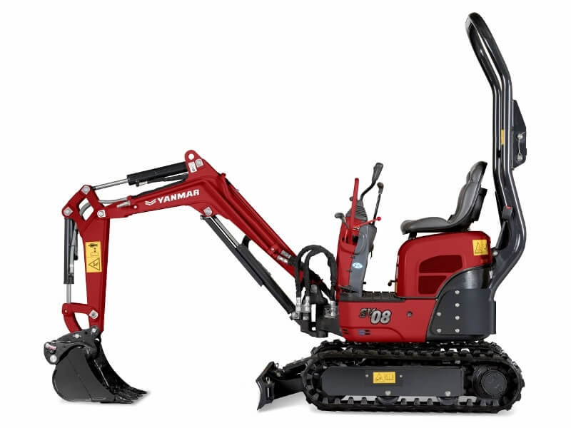 מיני מחפר YANMAR SV08-1C